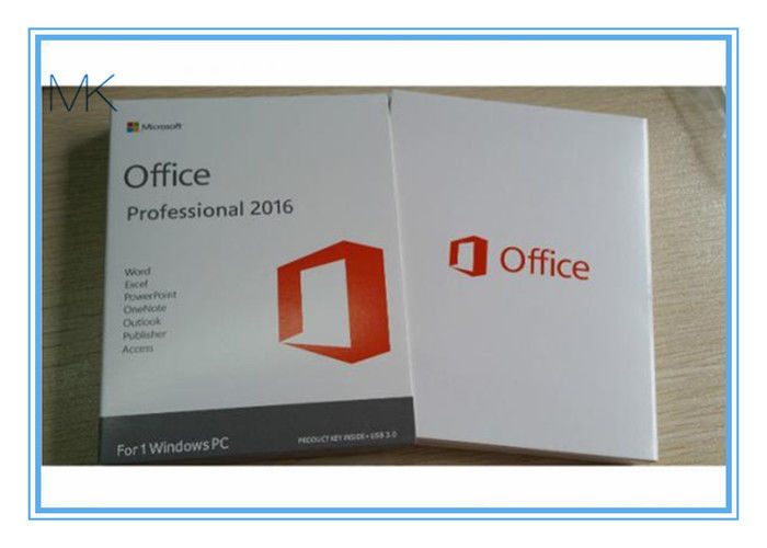 本物のマイクロソフト・オフィスの専門家2016年のプロダクト キー32ビット/64ビットUSBのフラッシュの運転者COA
