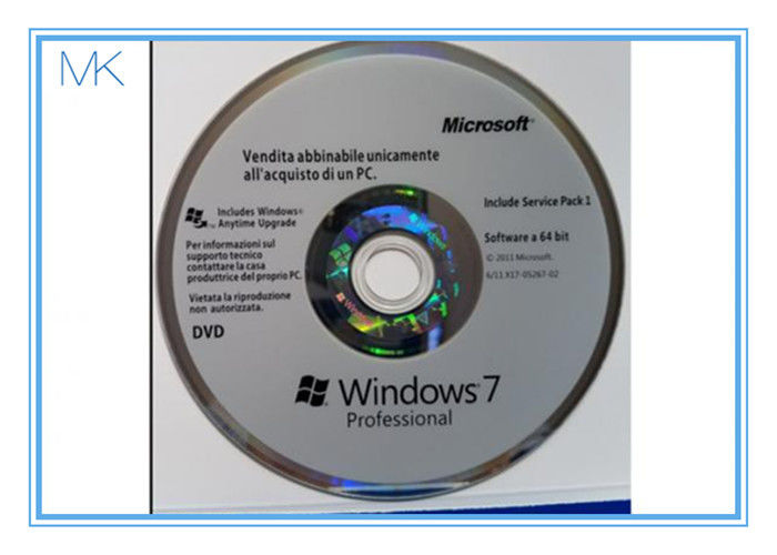 Windows 7のためのOEMのキーのマイクロソフト・ウインドウズの本物更新32ビット/64ビット イタリア人版