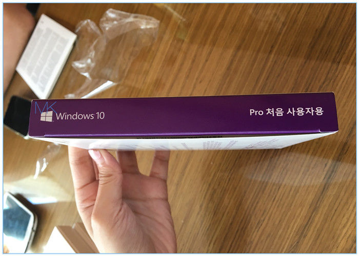 MS Windows 10のプロ小売り箱はステッカーUSBの韓国語が付いている32か64ビットを調整します