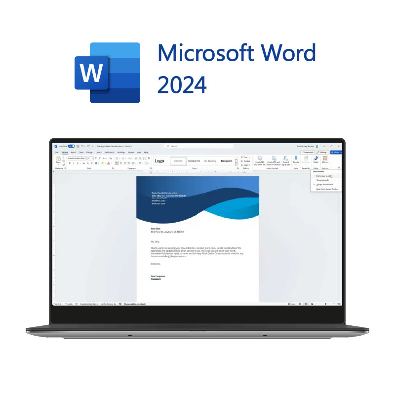 Microsoft Office 2024 Home and Business 製品キーで Office エクスペリエンスアップグレードする